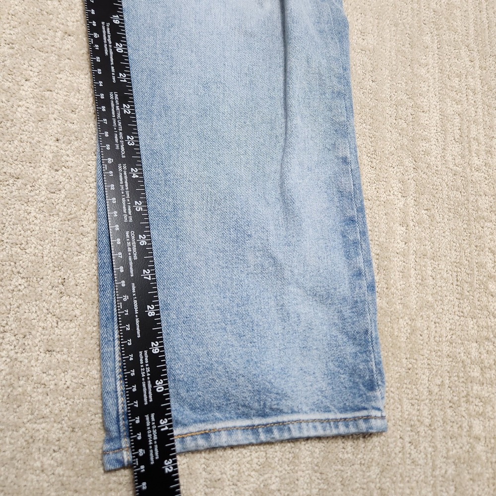 Levis 501 Jeans Men 34x32 *READ Light Wash Distressed Straight Leg Button Fly - Picture 5 of 8